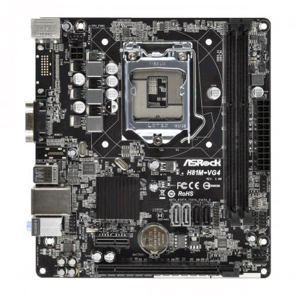 ASROCK Motherboard Socket LGA1150 H81M-VG4 3.0
